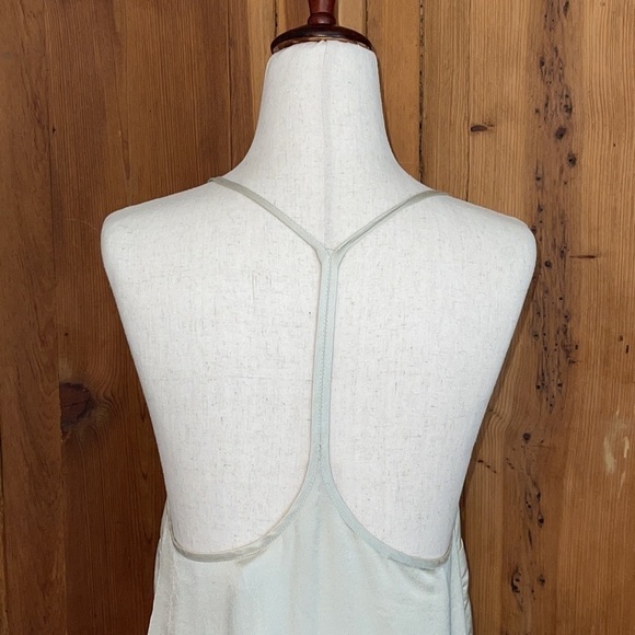 NWT Mango Satin Effect Viscose Sage Tank Camisole Blouse Sz. MD - Picture 3 of 16